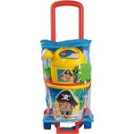 Jucarii, Copii si Bebe - Jucarii si jocuri - Jucarii de exterior - Jucarii pentru plaja si nisip - Set jucarii apa si nisip cu troler Piratii - Infinity.ro
