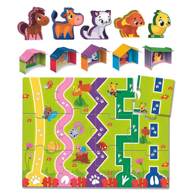 Jucarii, Copii si Bebe - Jucarii si jocuri - Jucarii & jocuri educative - Jocuri si jucarii educative - Joc Montessori - Distractie cu animalute - Infinity.ro