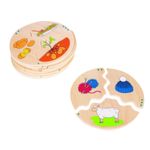 Jucarii, Copii si Bebe - Jucarii si jocuri - Jucarii & jocuri educative - Jocuri si jucarii educative - Joc din lemn De unde provin alimentele - Infinity.ro