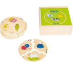 Jucarii, Copii si Bebe - Jucarii si jocuri - Jucarii & jocuri educative - Jocuri si jucarii educative - Joc din lemn De unde provin alimentele - Infinity.ro