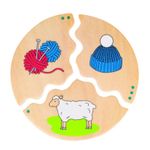 Jucarii, Copii si Bebe - Jucarii si jocuri - Jucarii & jocuri educative - Jocuri si jucarii educative - Joc din lemn De unde provin alimentele - Infinity.ro