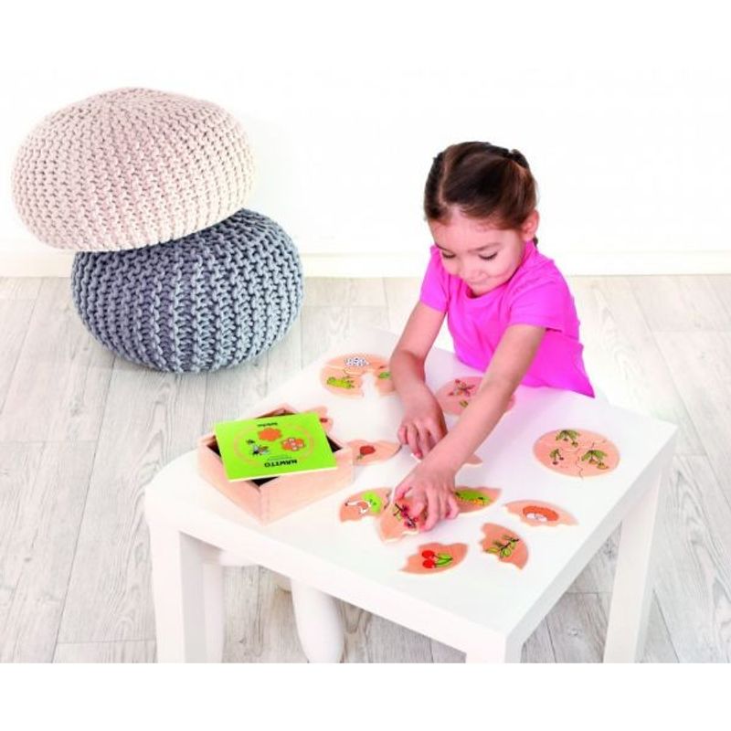 Jucarii, Copii si Bebe - Jucarii si jocuri - Jucarii & jocuri educative - Jocuri si jucarii educative - Joc din lemn Ciclul vietii - Infinity.ro