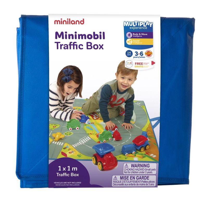 Jucarii, Copii si Bebe - Jucarii si jocuri - Jucarii & jocuri educative - Jocuri de memorie si inteligenta - Covoras de joaca si cutie pentru jucarii Trafic - Infinity.ro