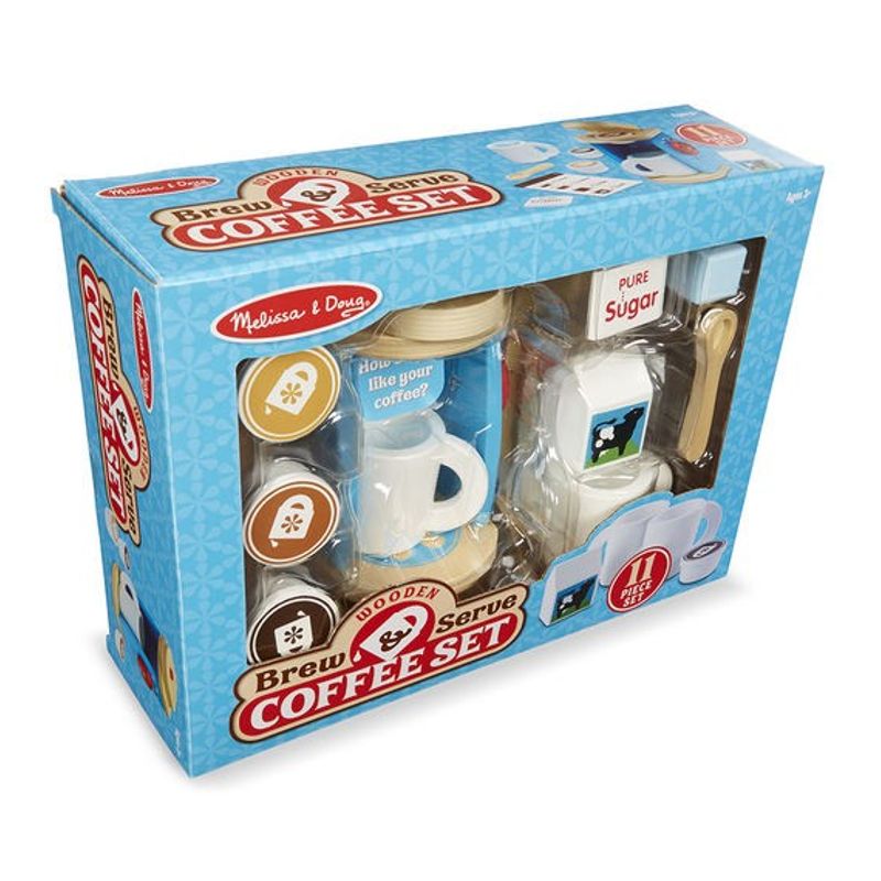Jucarii, Copii si Bebe - Jucarii si jocuri - Jucarii de rol - Bucatarii copii - Set de joaca Espressor Melissa and Doug - Infinity.ro