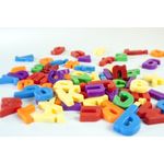 Jucarii, Copii si Bebe - Jucarii si jocuri - Jucarii & jocuri educative - Jocuri si jucarii educative - Set 66 litere mici magnetice - Miniland - Infinity.ro