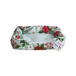 Petshop - Accesorii petshop - Culcusuri si custi - Culcusuri si saltele - Culcus catei model verzuliu inflorat 50x40x15 cm - Infinity.ro