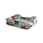 Petshop - Accesorii petshop - Culcusuri si custi - Culcusuri si saltele - Culcus catei model verzuliu inflorat 50x40x15 cm - Infinity.ro