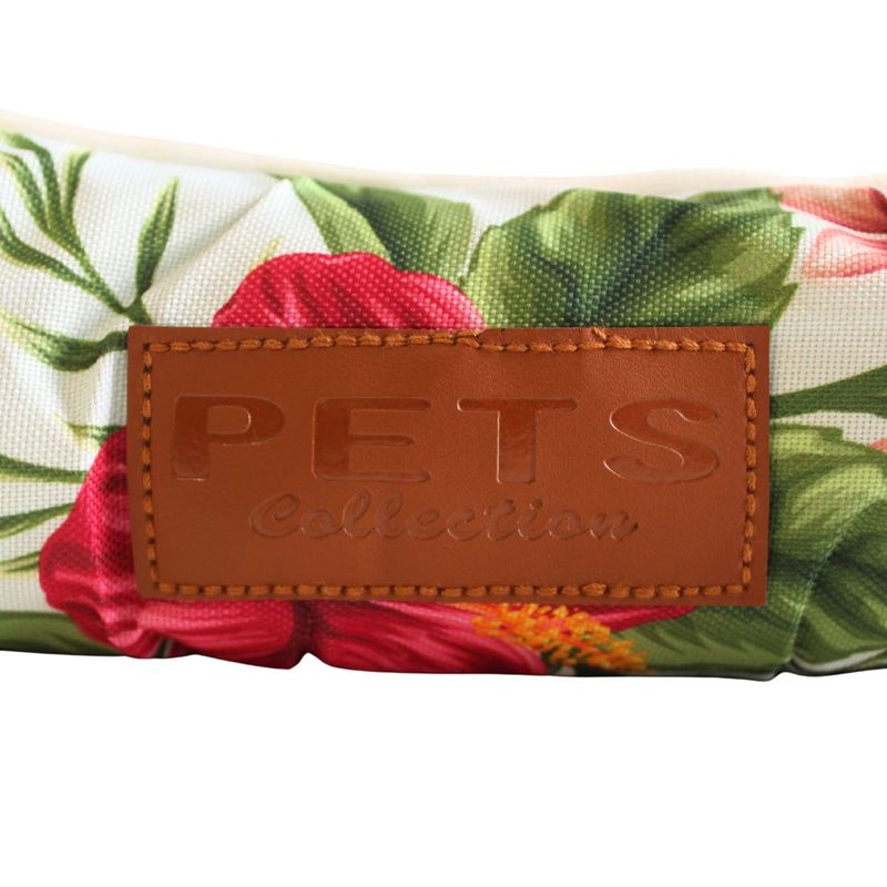 Petshop - Accesorii petshop - Culcusuri si custi - Culcusuri si saltele - Culcus catei model verzuliu inflorat 50x40x15 cm - Infinity.ro