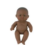 Jucarii, Copii si Bebe - Jucarii si jocuri - Papusi si accesorii - Papusi - Papusa fetita sudamericana 21 cm - Miniland - Infinity.ro