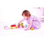 Jucarii, Copii si Bebe - Jucarii si jocuri - Vehicule si jucarii cu telecomanda - Trenulete de jucarie - Trenuletul colorat cu forme - Infinity.ro