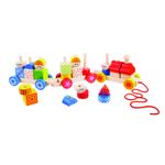 Jucarii, Copii si Bebe - Jucarii si jocuri - Vehicule si jucarii cu telecomanda - Trenulete de jucarie - Trenuletul colorat cu forme - Infinity.ro