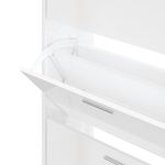 Casa si Gradina - Mobilier - Organizare si depozitare - Organizator incaltaminte - Pantofar, alb extralucios, 63x24x103 cm, lemn compozit - Infinity.ro