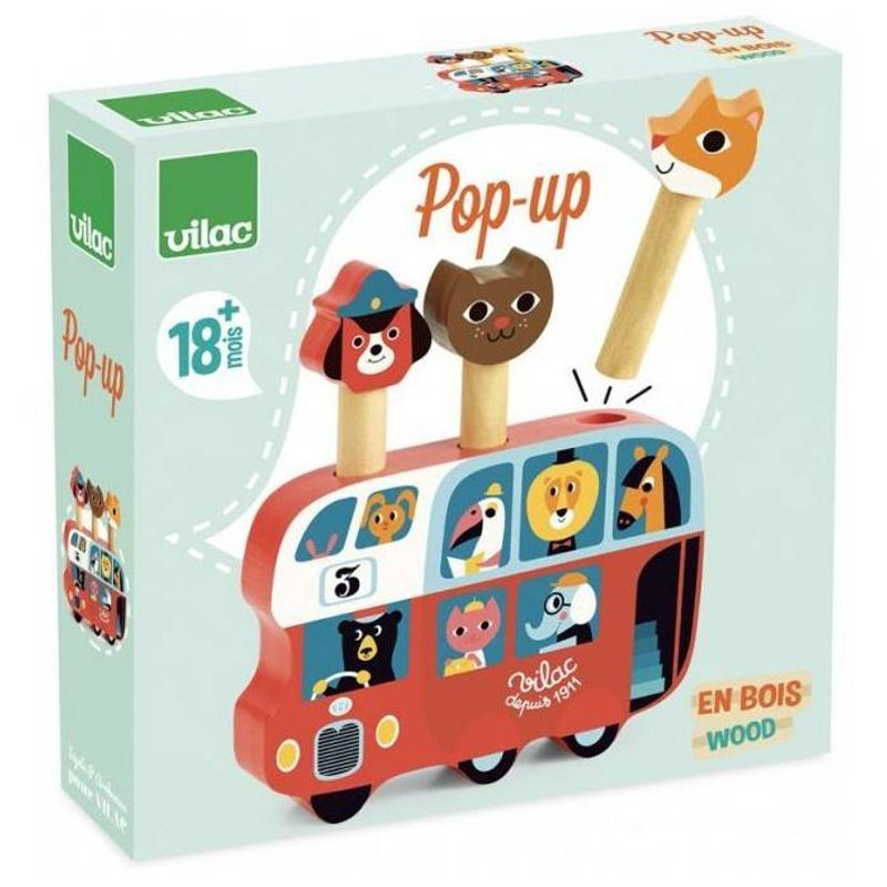 Jucarii, Copii si Bebe - Jucarii si jocuri - Jucarii bebelusi - Jucarii interactive bebelusi - Autobuz interactiv Pop-Up - Infinity.ro