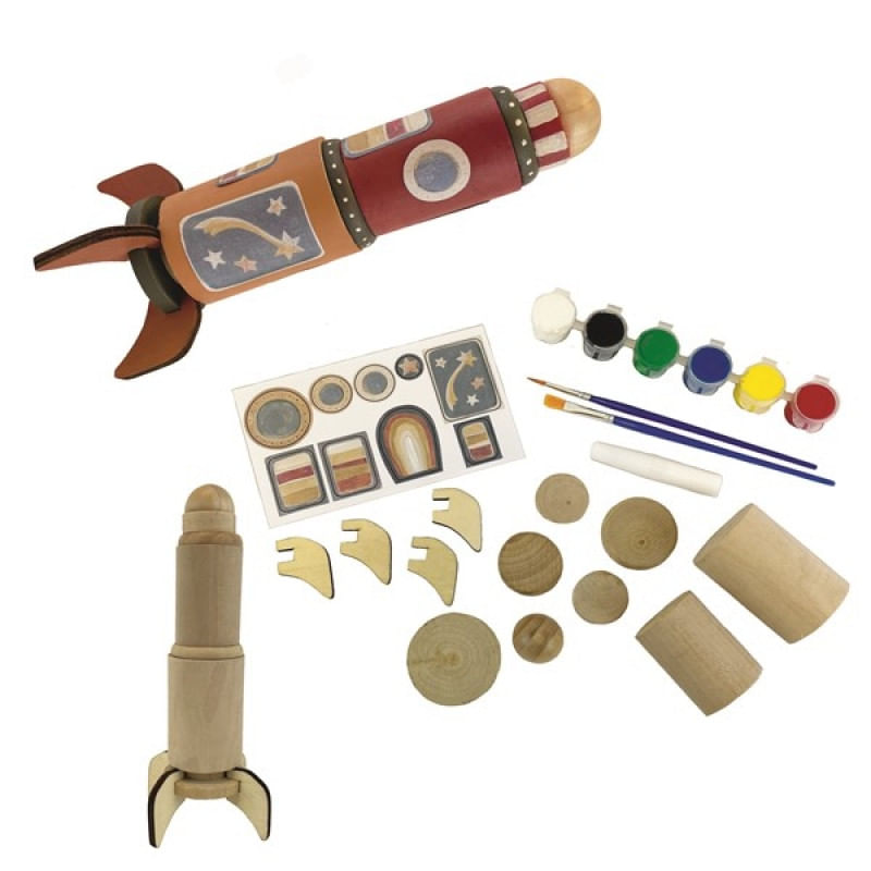 Jucarii, Copii si Bebe - Jucarii si jocuri - Jucarii & jocuri educative - Seturi pictura si desen - Set de pictat Racheta, Egmont toys - Infinity.ro