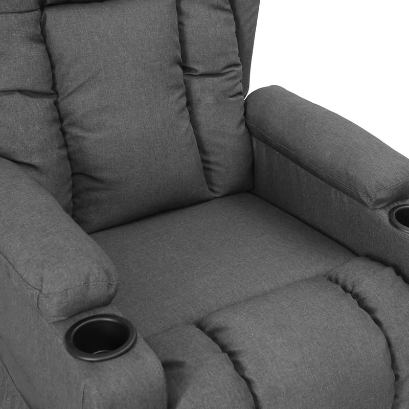 Casa si Gradina - Mobilier - Scaune si fotolii - Fotolii - Fotoliu rabatabil, gri deschis, material textil - Infinity.ro