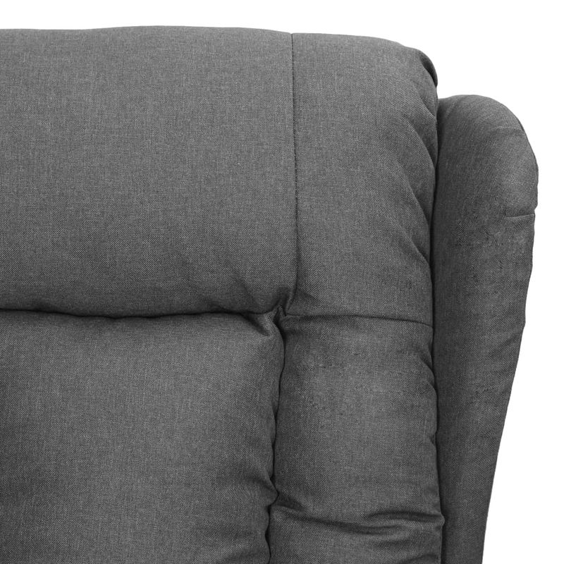 Casa si Gradina - Mobilier - Scaune si fotolii - Fotolii - Fotoliu rabatabil, gri deschis, material textil - Infinity.ro