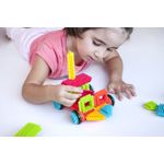 Jucarii, Copii si Bebe - Jucarii si jocuri - Seturi de constructie si cuburi - Seturi de constructie - Joc de constructii Pegy Bricks 36 Miniland - Infinity.ro