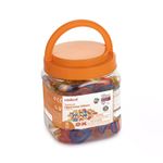 Jucarii, Copii si Bebe - Jucarii si jocuri - Seturi de constructie si cuburi - Seturi de constructie - Set STEM 76 litere mari translucide - Infinity.ro