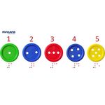 Jucarii, Copii si Bebe - Jucarii si jocuri - Jucarii & jocuri educative - Jocuri de memorie si inteligenta - Set cu 140 nasturi pentru activitati educative Miniland - Infinity.ro