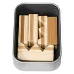 Jucarii, Copii si Bebe - Jucarii si jocuri - Jucarii & jocuri educative - Jocuri de memorie si inteligenta - Joc logic IQ din lemn bambus Knot cutie metal - Infinity.ro