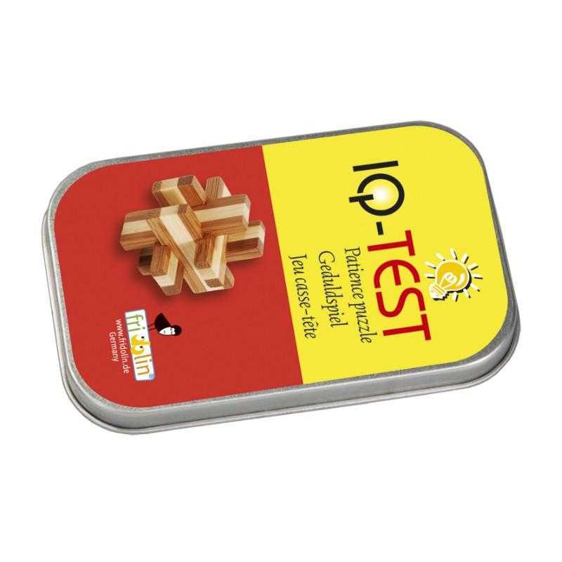Jucarii, Copii si Bebe - Jucarii si jocuri - Jucarii & jocuri educative - Jocuri de memorie si inteligenta - Joc logic IQ din lemn bambus in cutie metalica-6 - Infinity.ro