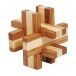 Jucarii, Copii si Bebe - Jucarii si jocuri - Jucarii & jocuri educative - Jocuri de memorie si inteligenta - Joc logic IQ din lemn bambus in cutie metalica-6 - Infinity.ro