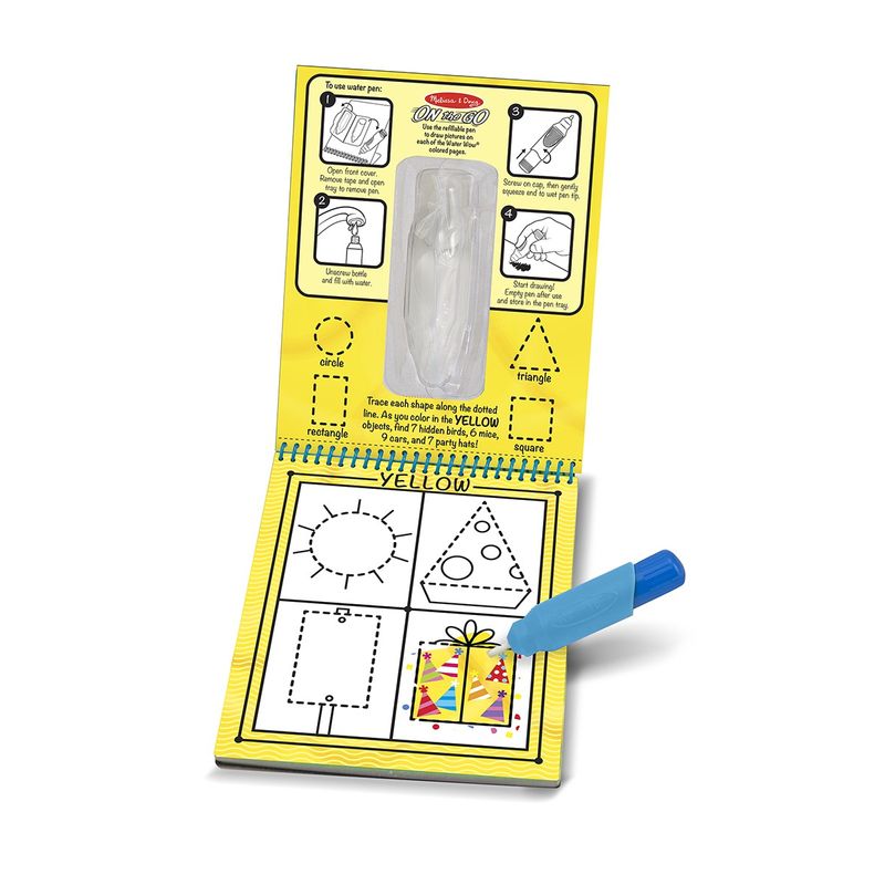 Jucarii, Copii si Bebe - Jucarii si jocuri - Jucarii & jocuri educative - Seturi pictura si desen - Carnet Apa magica Forme si culori - Melissa and Doug - Infinity.ro