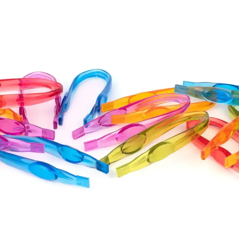 Jucarii, Copii si Bebe - Jucarii si jocuri - Jucarii & jocuri educative - Jocuri si jucarii educative - Set 15 pensete translucide pentru dezvoltarea motricitatii - Infinity.ro
