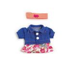 Jucarii, Copii si Bebe - Jucarii si jocuri - Papusi si accesorii - Papusi - Set Imbracaminte Jacheta Blugi Si Fustita Pentru Papusi 21 Cm - Infinity.ro