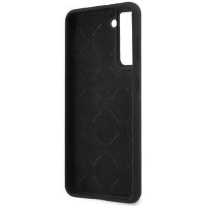 Husa de protectie Guess pentru Samsung Galaxy S21+ 5G, Vintage Script, Negru