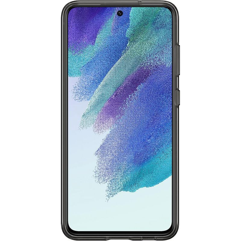 Laptop, Telefoane si Tablete - Telefoane mobile si accesorii - Accesorii Telefoane - Huse telefoane - Husa de protectie Samsung pentru Galaxy S21 FE 5G, Transparent Strap Cover, Negru - Infinity.ro