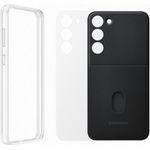 Laptop, Telefoane si Tablete - Telefoane mobile si accesorii - Accesorii Telefoane - Huse telefoane - Husa de protectie Samsung pentru Galaxy S23 Plus, Frame Case, Negru - Infinity.ro
