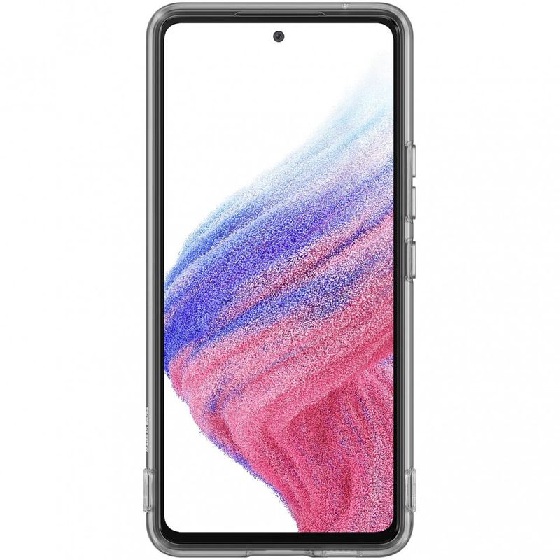 Laptop, Telefoane si Tablete - Telefoane mobile si accesorii - Accesorii Telefoane - Huse telefoane - Husa Samsung Soft Transparent Cover pentru Samsung Galaxy A53 5G, EF-QA536TBEGWW - Negru - Infinity.ro