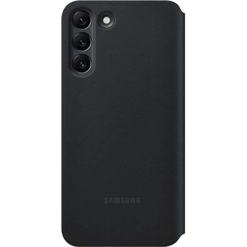 Laptop, Telefoane si Tablete - Telefoane mobile si accesorii - Accesorii Telefoane - Huse telefoane - Husa Smart Transparent View Cover (EE) pentru Galaxy S22+, EF-ZS906CBEGEE - Negru - Infinity.ro