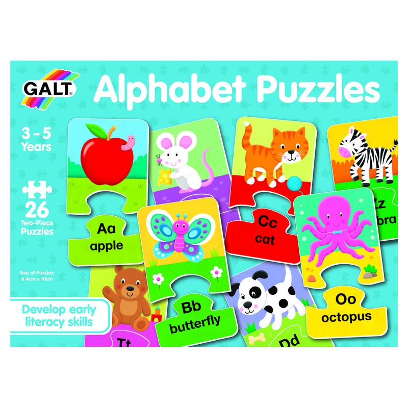 Jucarii, Copii si Bebe - Jucarii si jocuri - Jocuri si puzzle - Puzzle - Set 26 de puzzle-uri Alphabet - 2 piese - Infinity.ro