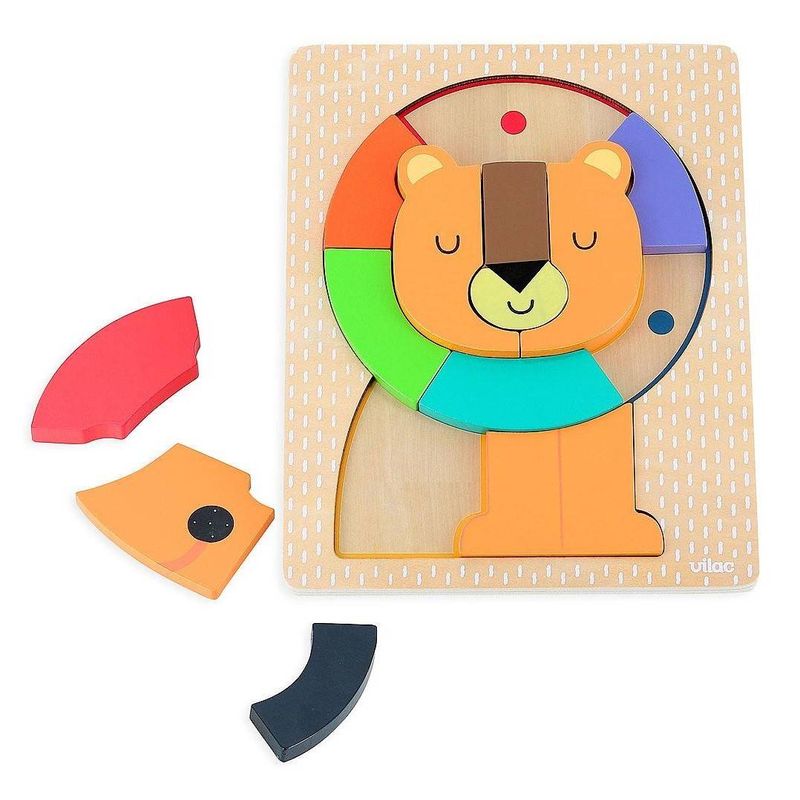 Jucarii, Copii si Bebe - Jucarii si jocuri - Jocuri si puzzle - Puzzle - Puzzle din lemn Leu - Infinity.ro