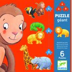 Jucarii, Copii si Bebe - Jucarii si jocuri - Jocuri si puzzle - Puzzle - Puzzle gigant animale salbatice - Infinity.ro