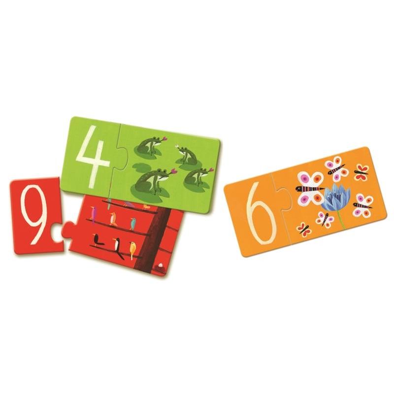 Jucarii, Copii si Bebe - Jucarii si jocuri - Jocuri si puzzle - Puzzle - Puzzle duo Numere - Infinity.ro