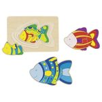Jucarii, Copii si Bebe - Jucarii si jocuri - Jocuri si puzzle - Puzzle - Puzzle incastru Pestisori colorati - Infinity.ro