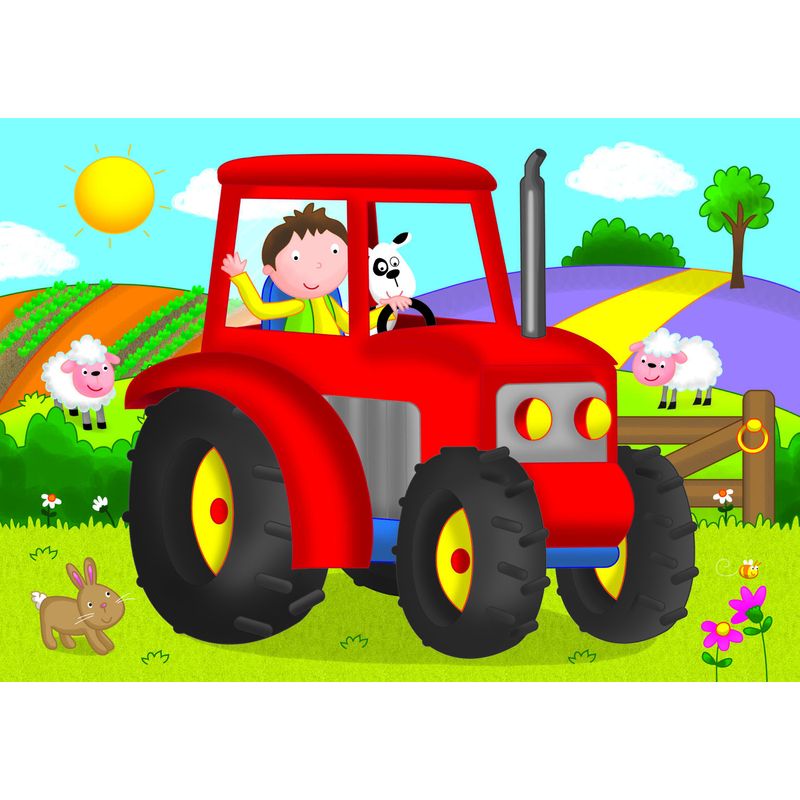 Jucarii, Copii si Bebe - Jucarii si jocuri - Jocuri si puzzle - Puzzle - Set 4 puzzle-uri Vehicule - 12 piese - Infinity.ro