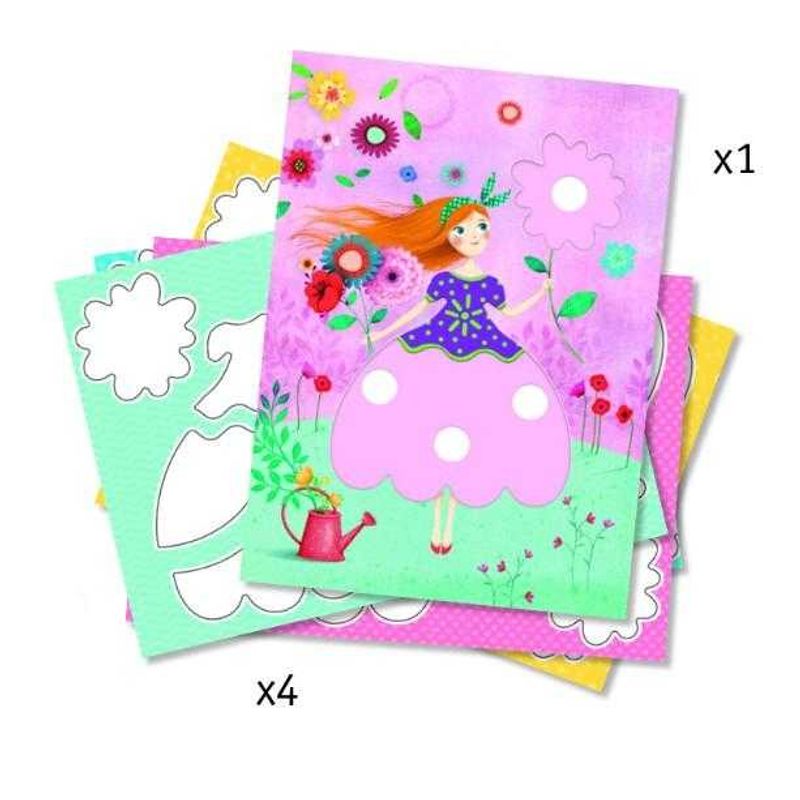 Jucarii, Copii si Bebe - Jucarii si jocuri - Jucarii & jocuri educative - Seturi de artizanat - Atelier de desen Rochii frumoase - Set creativitate si indemanare - Infinity.ro