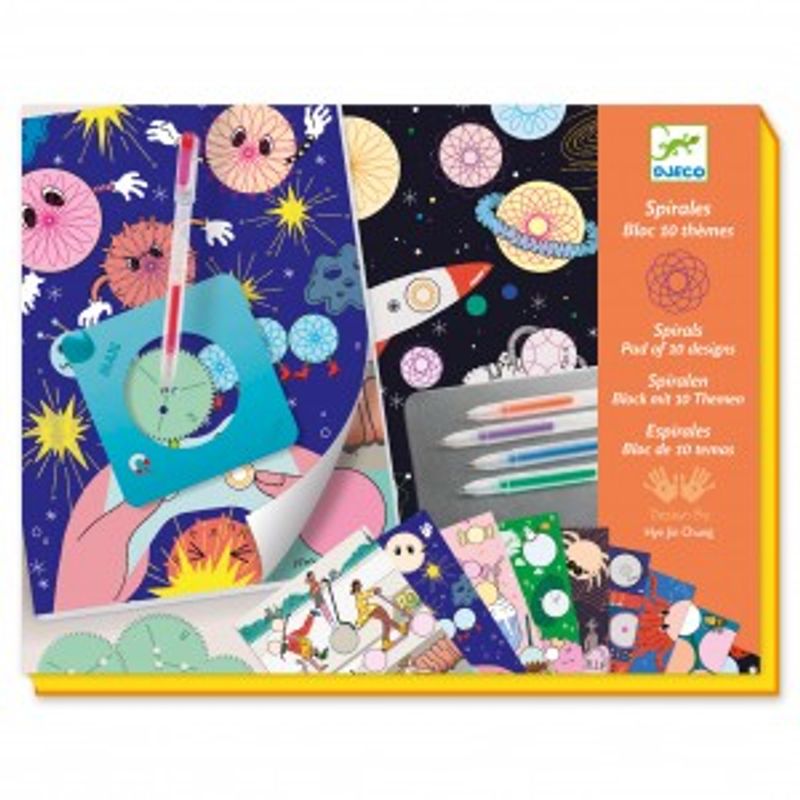 Jucarii, Copii si Bebe - Jucarii si jocuri - Jucarii & jocuri educative - Seturi de artizanat - Joc creativ cu spirale Djeco, Teme pentru toata lumea - Infinity.ro