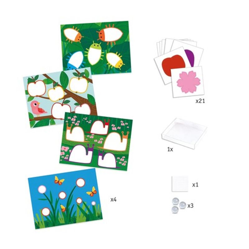 Jucarii, Copii si Bebe - Jucarii si jocuri - Jucarii & jocuri educative - Seturi pictura si desen - Pictura cu bile din sticla, Animale Djeco - Infinity.ro