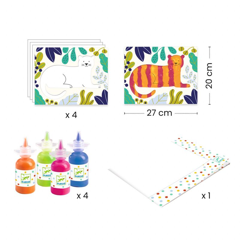 Jucarii, Copii si Bebe - Jucarii si jocuri - Jucarii & jocuri educative - Seturi pictura si desen - Joc de pictura pentru cei mici Frumos si simplu, Djeco - Infinity.ro