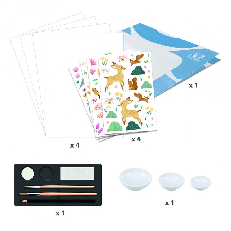 Jucarii, Copii si Bebe - Jucarii si jocuri - Jucarii & jocuri educative - Seturi de artizanat - Atelier creativ Ultima ninsoare, Djeco - Infinity.ro