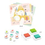 Jucarii, Copii si Bebe - Jucarii si jocuri - Jucarii & jocuri educative - Jucarii interactive - Joc creativ cu stampile Djeco, Animale din padure - Infinity.ro