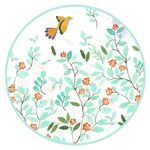 Jucarii, Copii si Bebe - Carucioare si articole de transport - Accesorii transport copii - Pelerina de ploaie Flori si pasari, Djeco - Infinity.ro