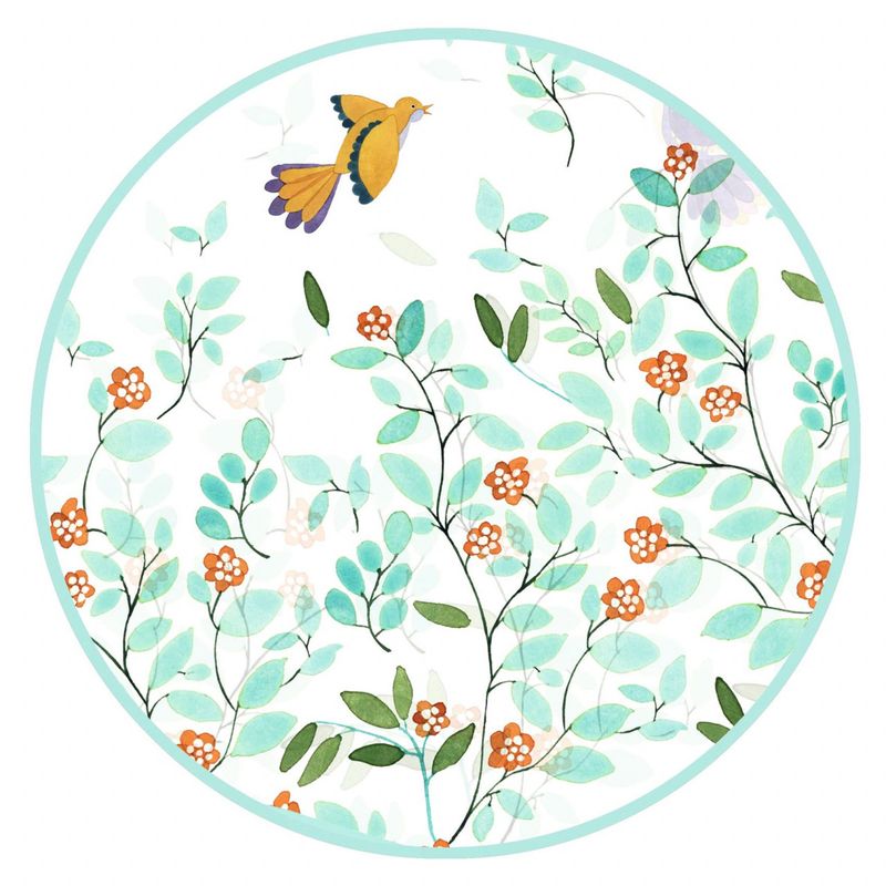 Jucarii, Copii si Bebe - Carucioare si articole de transport - Accesorii transport copii - Pelerina de ploaie Flori si pasari, Djeco - Infinity.ro