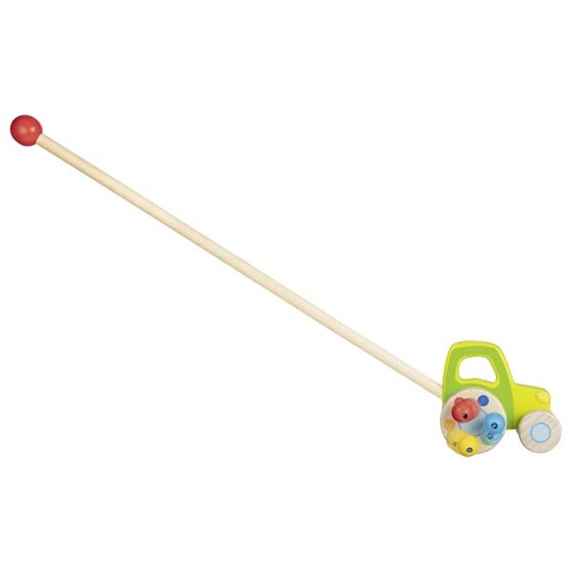 Jucarii, Copii si Bebe - Jucarii si jocuri - Jucarii bebelusi - Jucarii de tras/impins - Primul meu tractor - Jucarie de impins pentru bebelusi - Infinity.ro