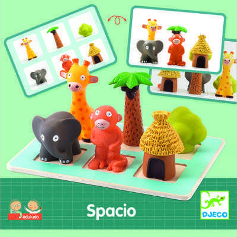 Jucarii, Copii si Bebe - Jucarii si jocuri - Jucarii & jocuri educative - Jocuri si jucarii educative - Eduludo spatiu - Set invatare concept spatialitate - Infinity.ro